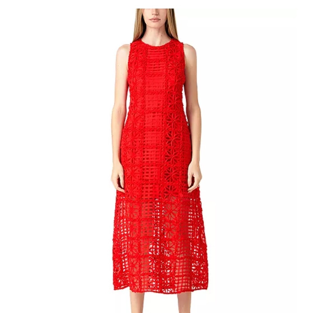 Endless Rose - Textured Maxi Dress Medium